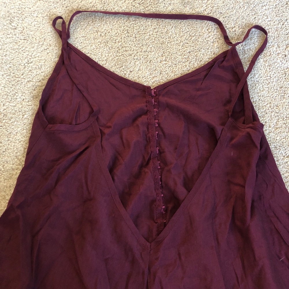 Button Up Backless Tank - Picture 4 of 5